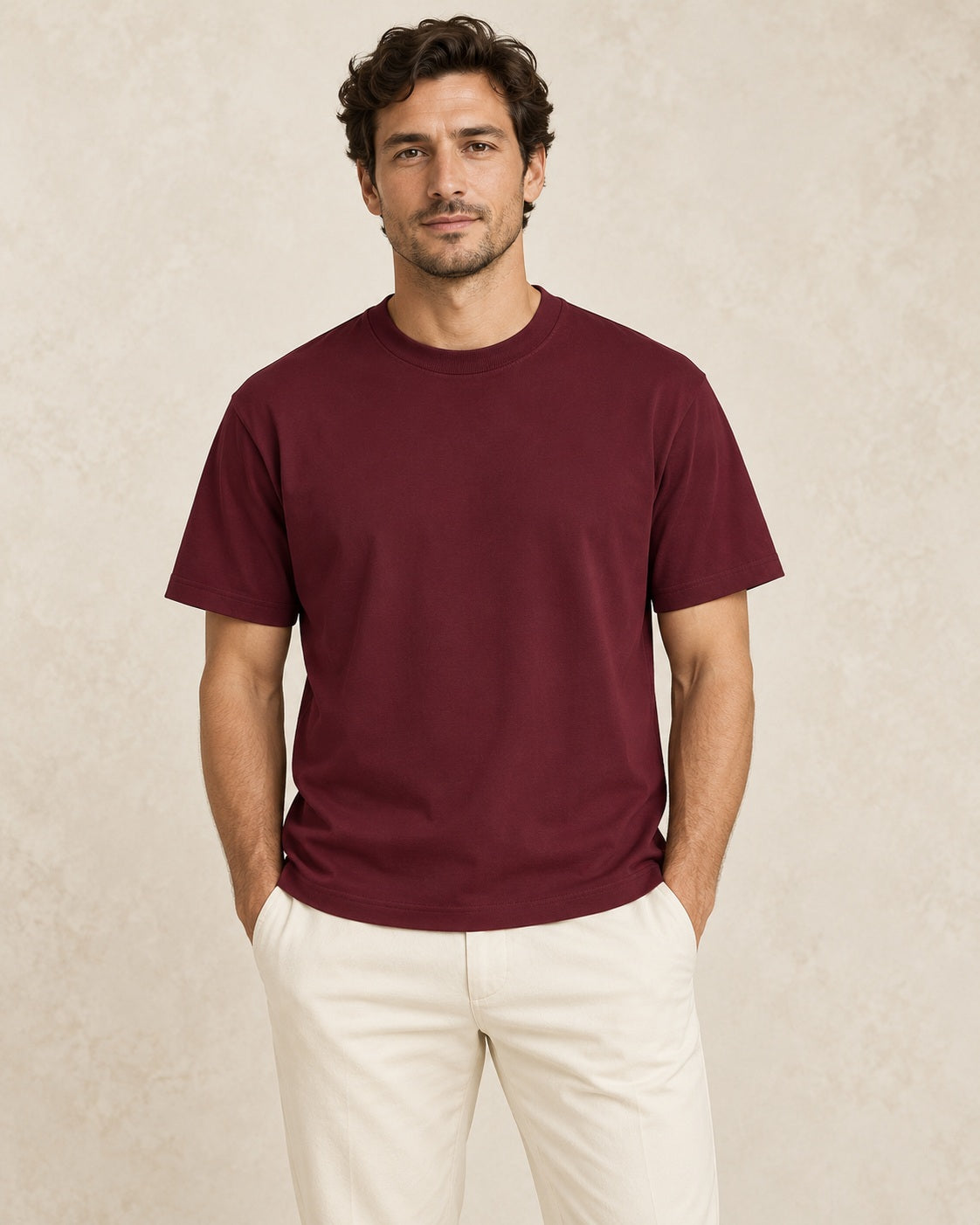 Firenze T-shirt van gemerceriseerd katoen