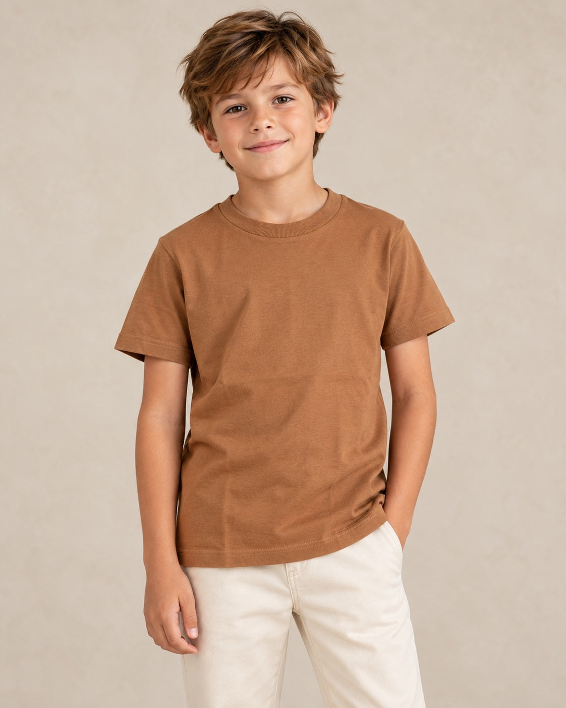 Luca T-shirt van gemerceriseerd katoen voor kinderen