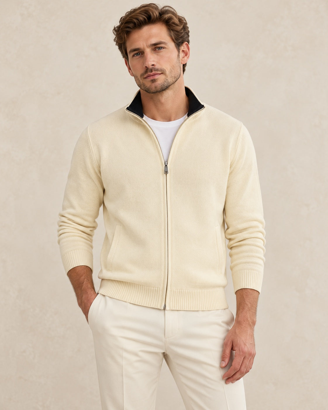 Firenze vest met rits