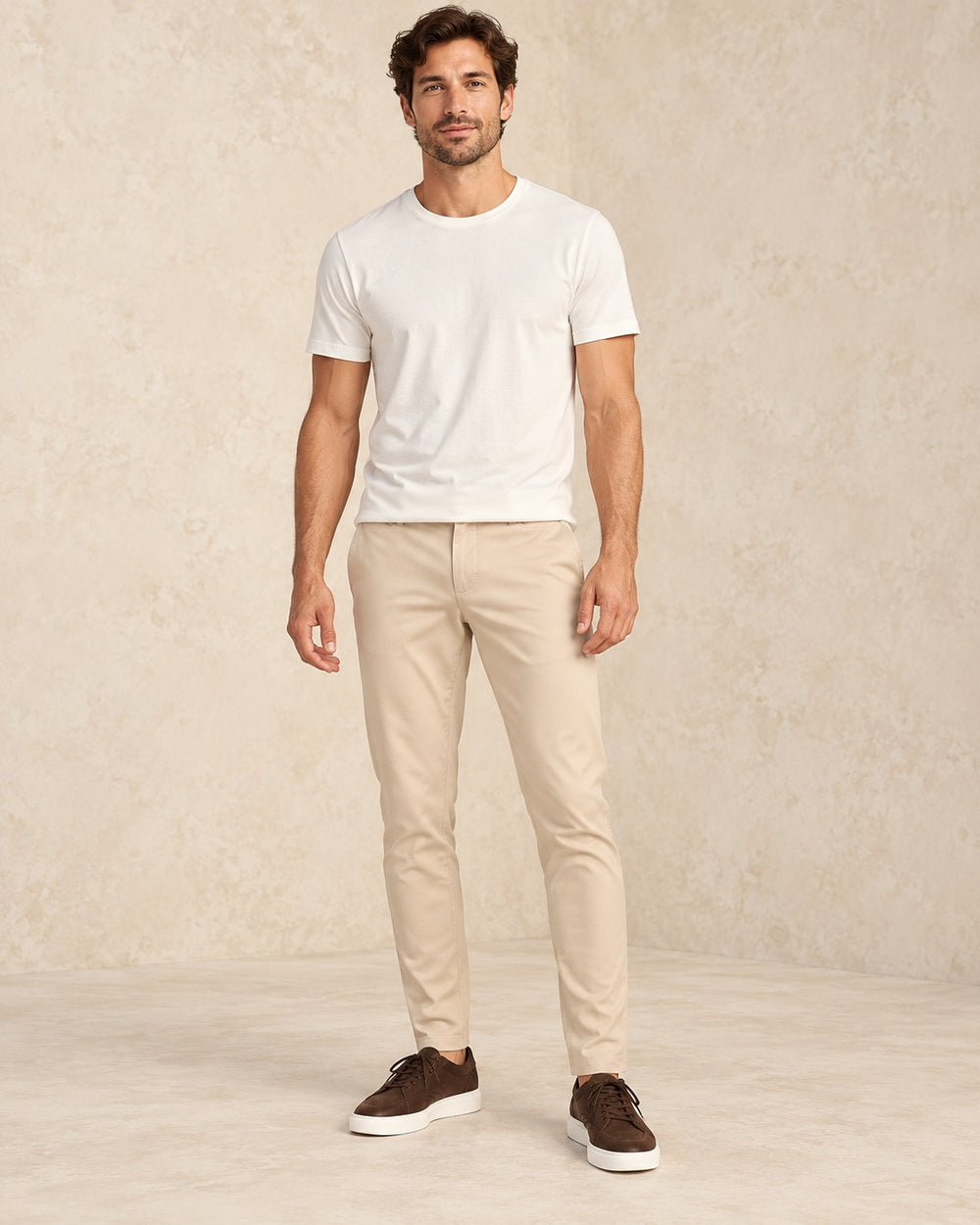 Roma pantalon met slanke pasvorm
