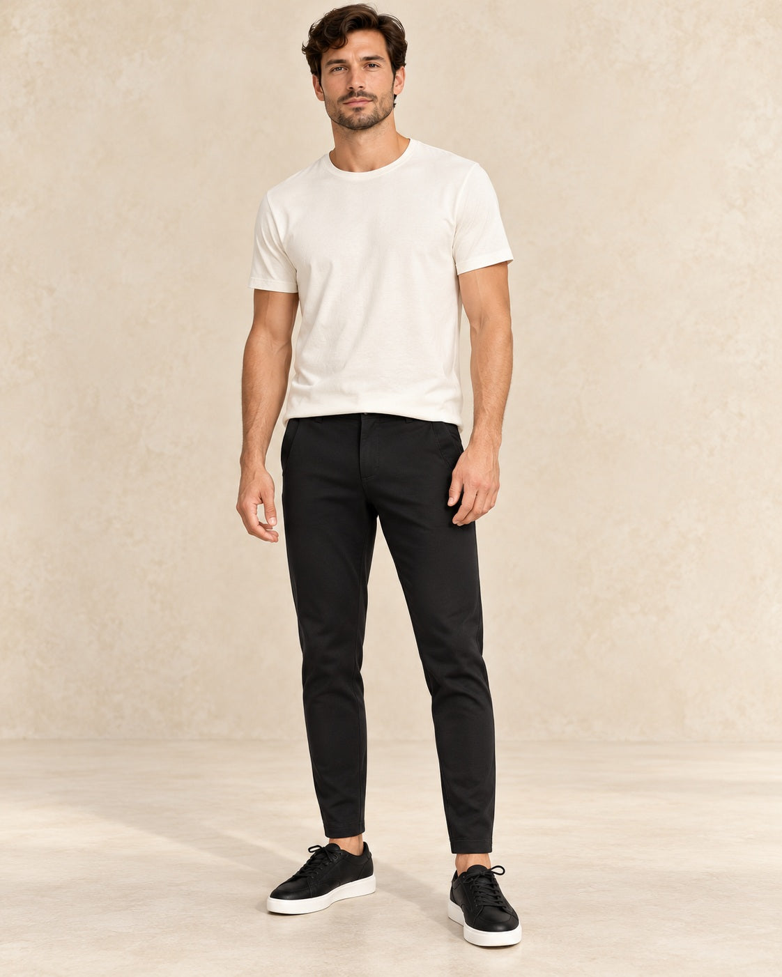 Roma pantalon met slanke pasvorm