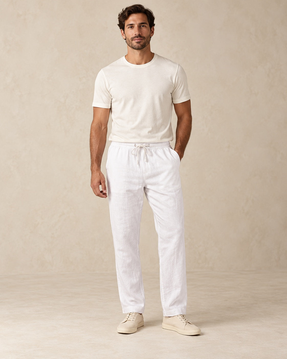 Ravello broek van linnenmix