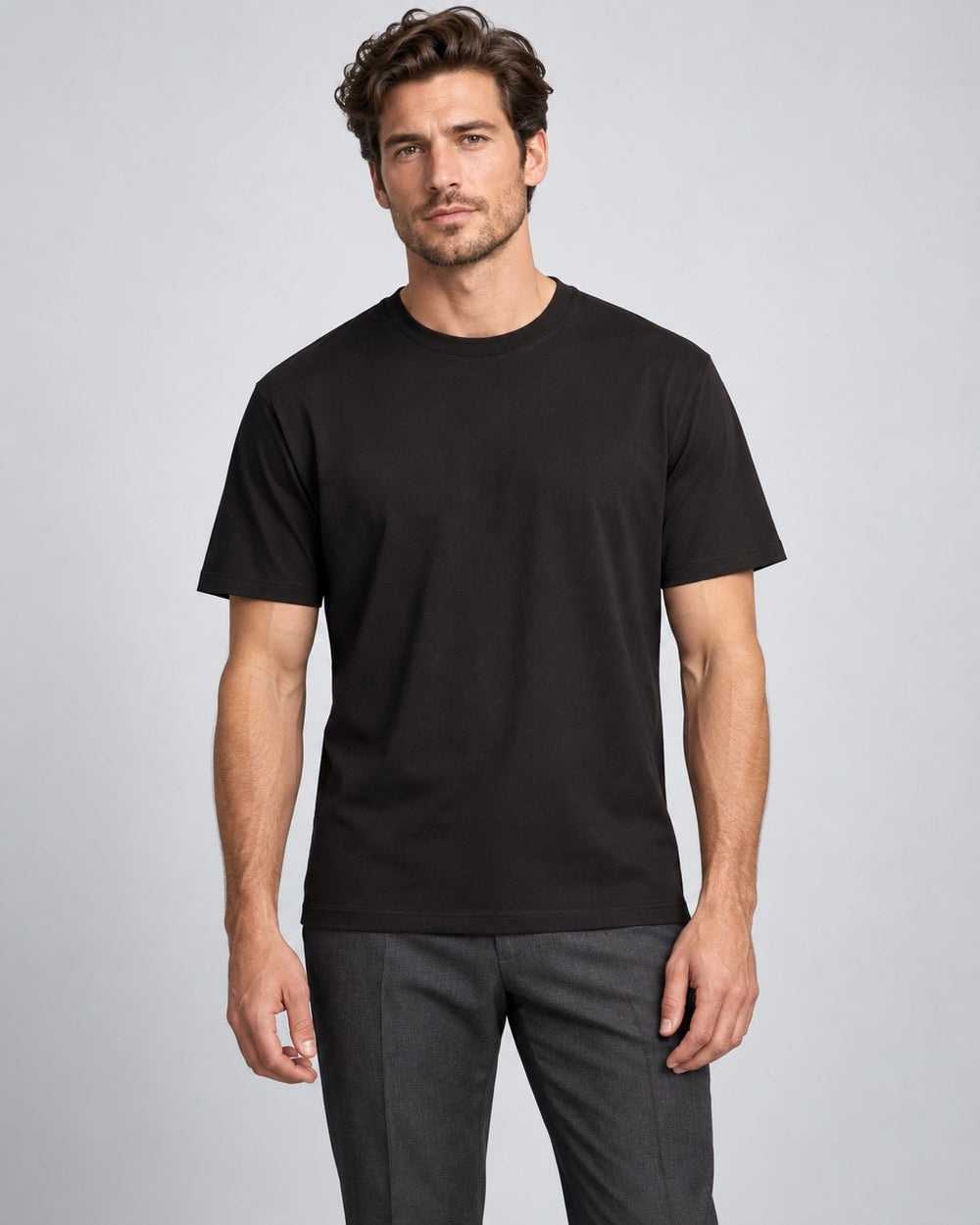 Firenze T-shirt van gemerceriseerd katoen