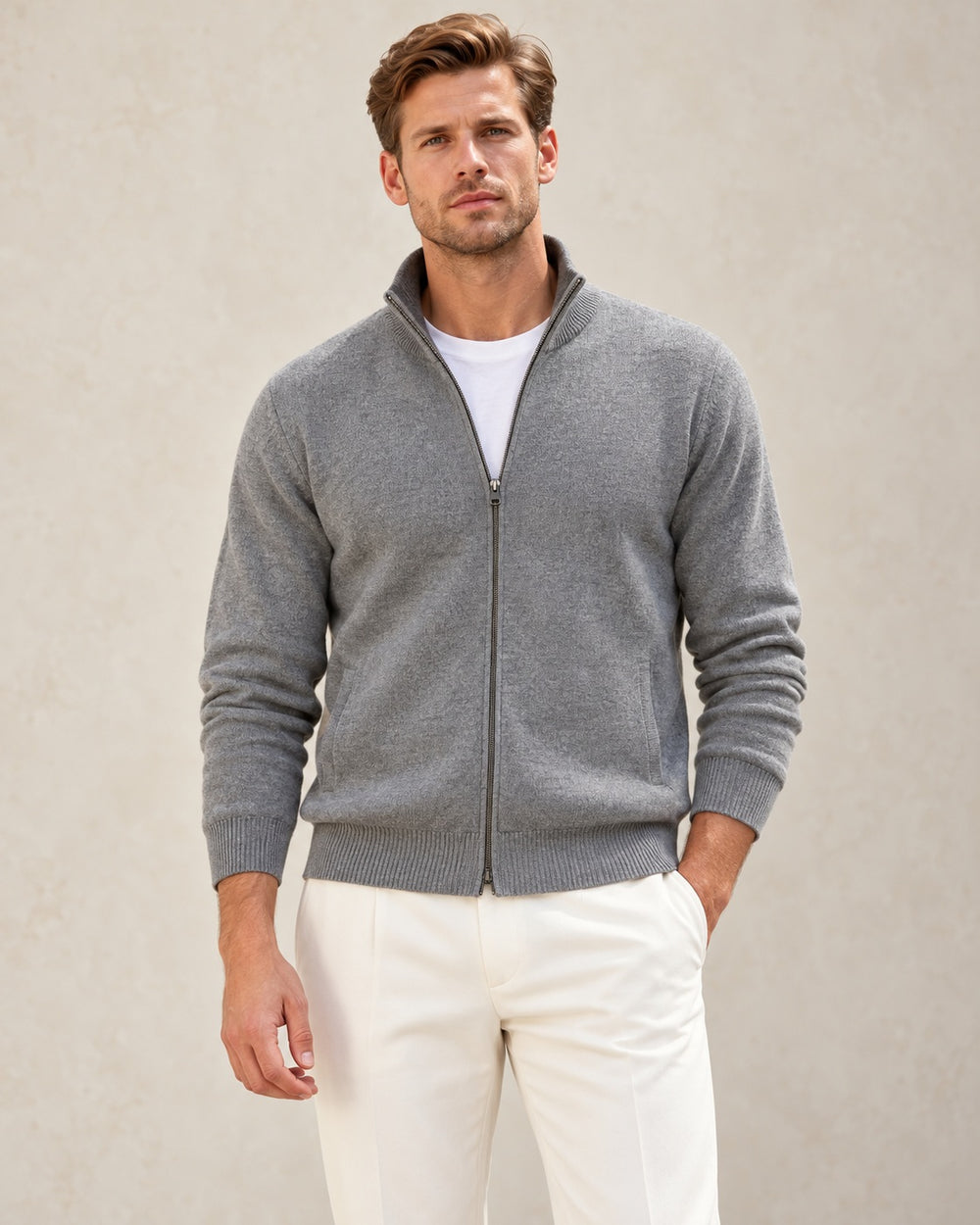 Firenze vest met rits