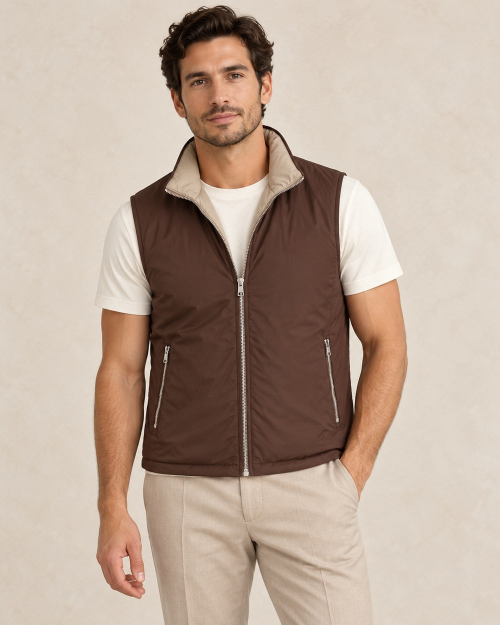 Como omkeerbare bodywarmer