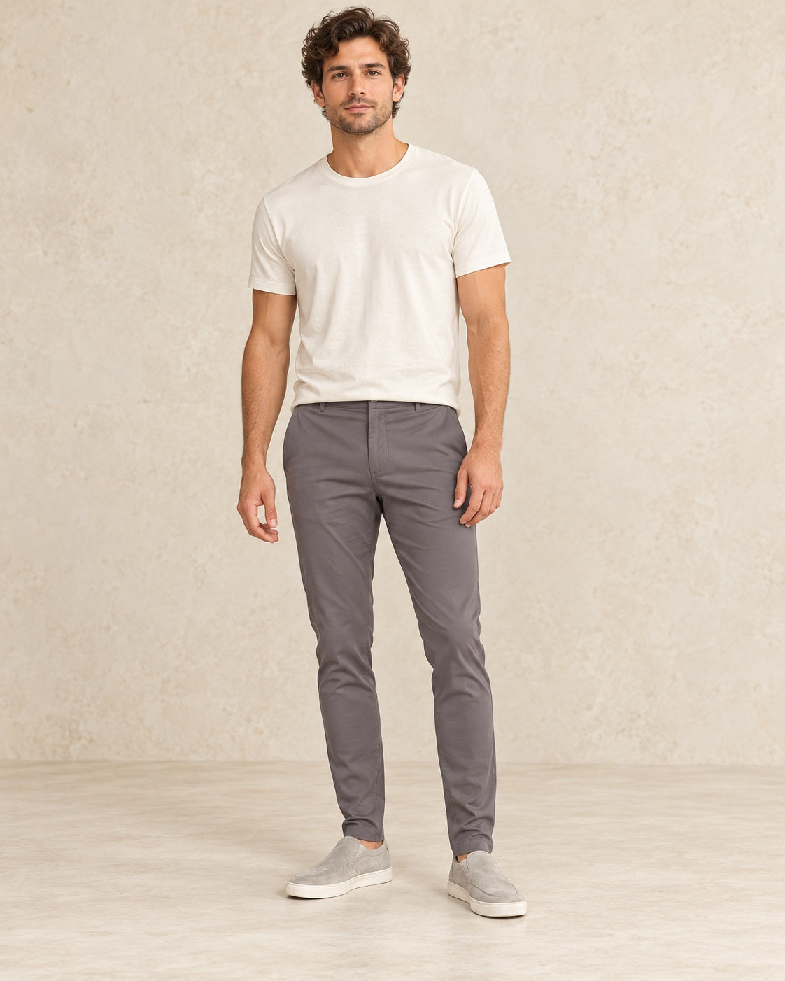 Roma pantalon met slanke pasvorm