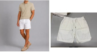 Amalfi korte broek van linnenmix