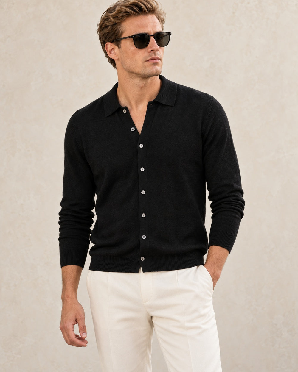Bellagio vest met knopen